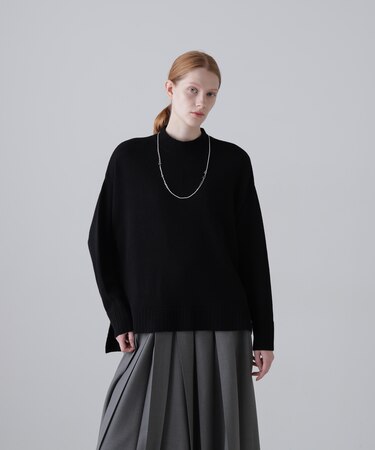 ベーシックウールカシミヤニット