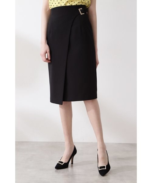 サイドバックルラップ風スカート｜ピンキーアンドダイアンの通販