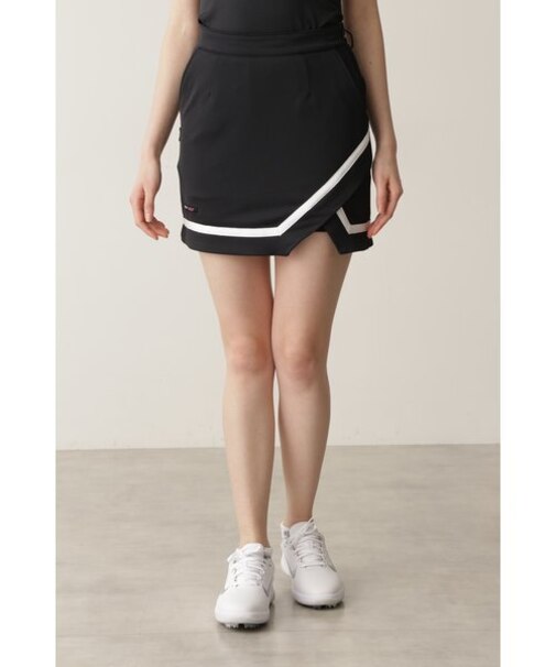 [PINKY GOLF]アシンメトリーラインスカート