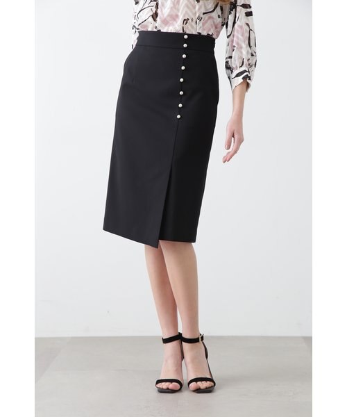 シルバーボタンスカート｜ピンキーアンドダイアンの通販｜&mall  