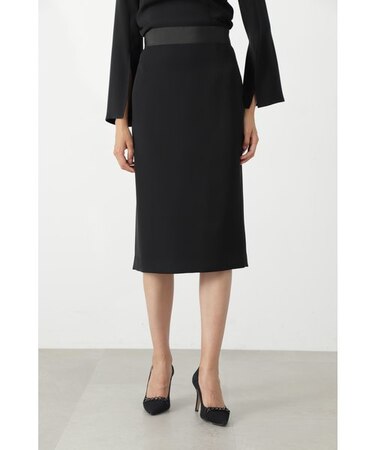 ダブルサテンタイトスカート