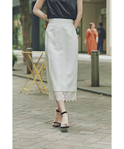[URBAN PRECIOUS]レースコンビスカート