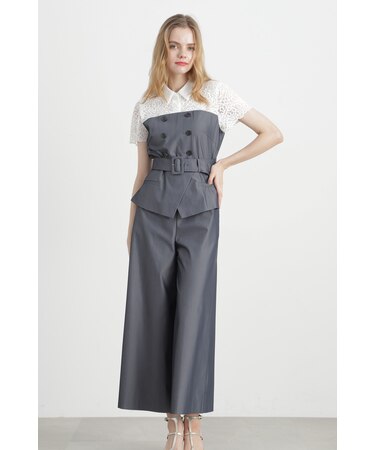 レースコンビジャンプスーツ