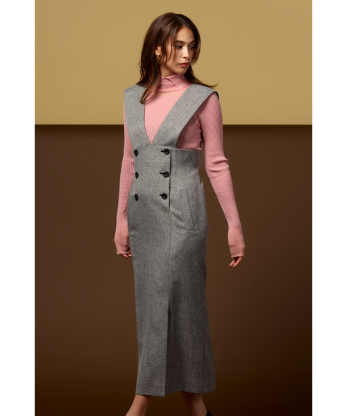 ◇デザインショルダージャンパースカート｜ピンキーアンドダイアンの