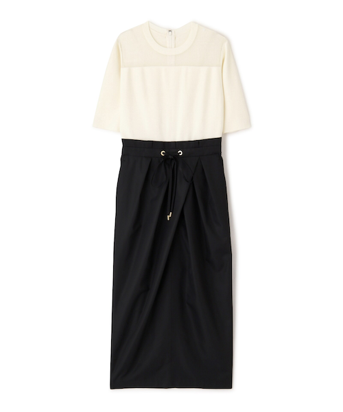 ニットコンビタフタワンピース｜ピンキーアンドダイアンの通販｜&mall