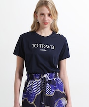 ◆"ＴＯ　ＴＲＡＶＥＬ"　ロゴＴシャツ