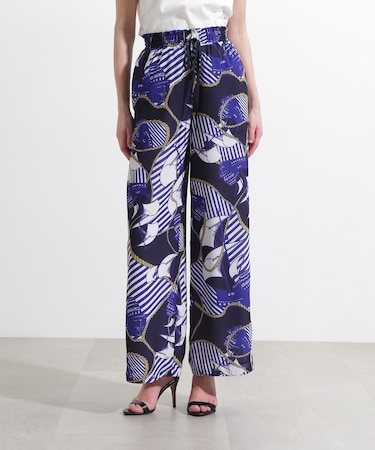 ◆ノーティカルプリントパンツ