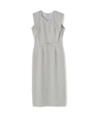 ◆ダイヤモンドネックベルテッドワンピース