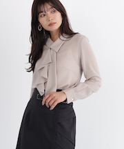 ◆ラッフルボウタイブラウス