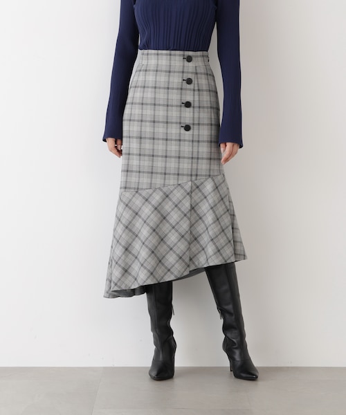 ◇ウールポンチタイトスカート｜ピンキーアンドダイアンの通販｜&mall