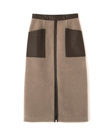 ◆ウールレットジップスカート