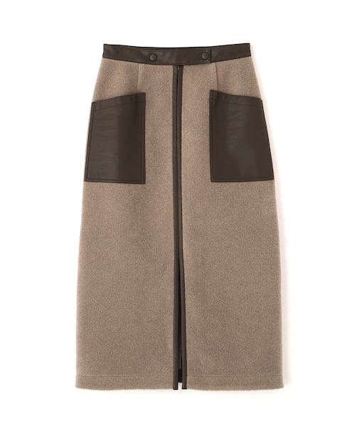 ◆ウールレットジップスカート