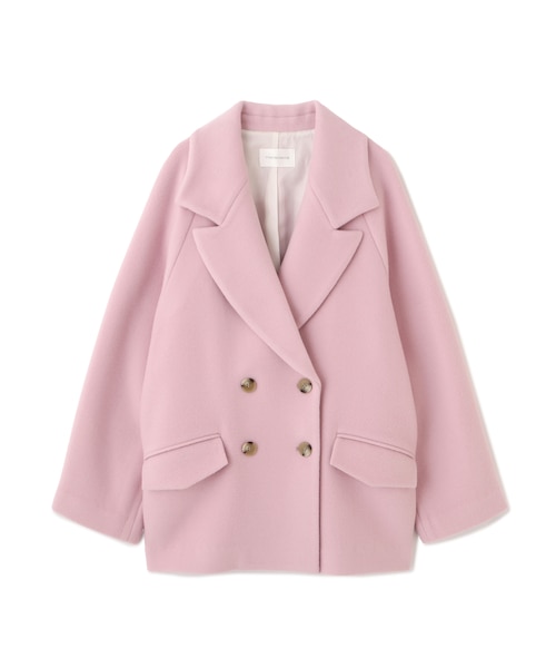 ダブルブレストショートコート｜ピンキーアンドダイアンの通販｜&mall
