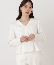 ◆タックフレアダンボールブラウス