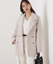 ◆ダブルブレストショートコート