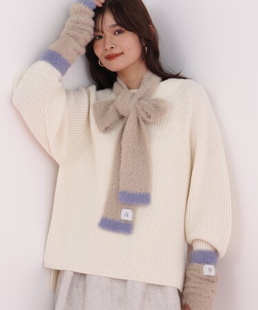 ［WEB限定］ストール＆ハンドウォーマーセット