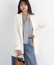 ストライプスリーブジャケット