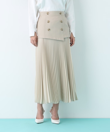 ソフトオックスプリーツスカート