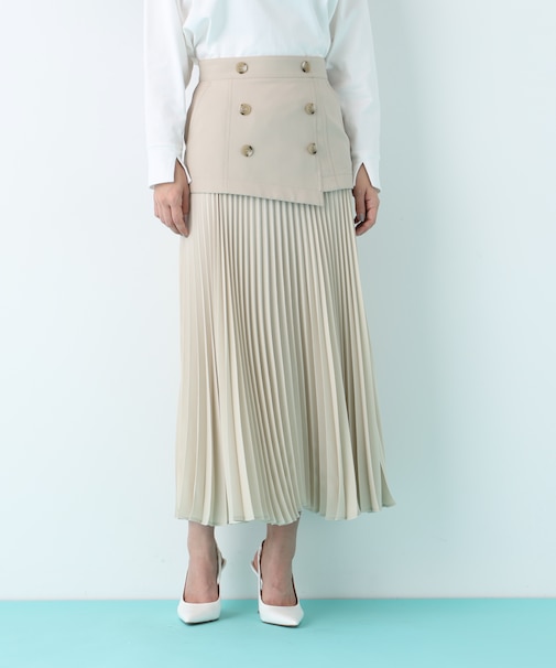 ソフトオックスプリーツスカート