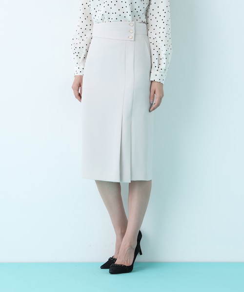 アシンメトリックボタンラップスカート｜ピンキーアンドダイアンの通販