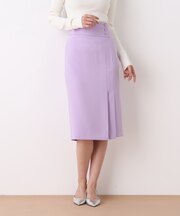 アシンメトリックボタンラップスカート