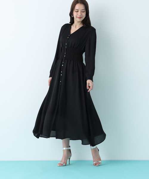 ショルダーラッフルワンピース｜ピンキーアンドダイアンの通販｜&mall