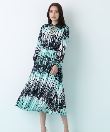 インクフォレストプリントワンピース