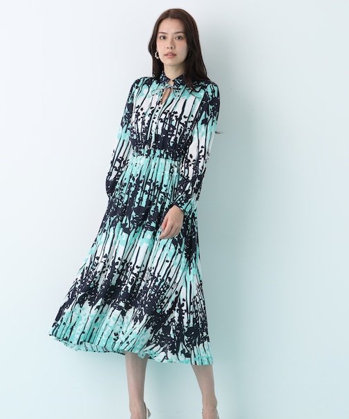 インクフォレストプリントワンピース