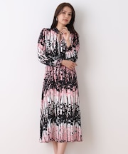 インクフォレストプリントワンピース