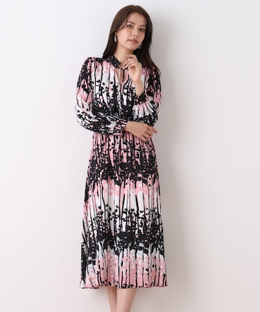 インクフォレストプリントワンピース