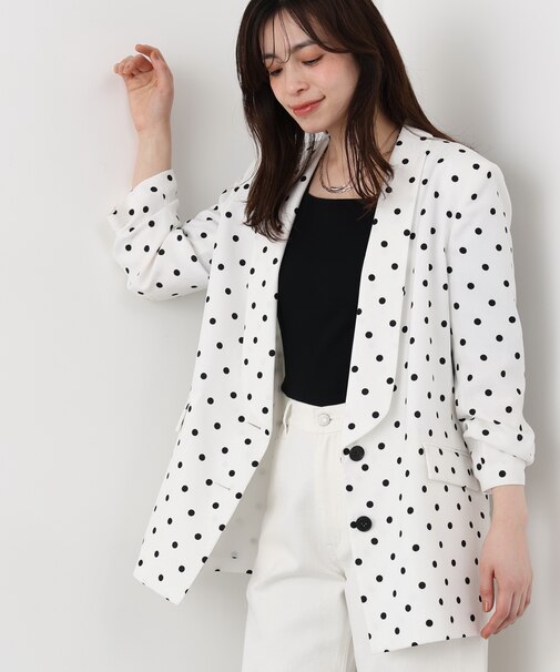 ショールカラーロングジャケット