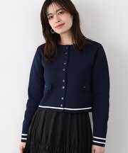 ミラノリブマリンニットジャケット