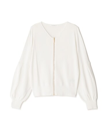 ジップアップニットブルゾン