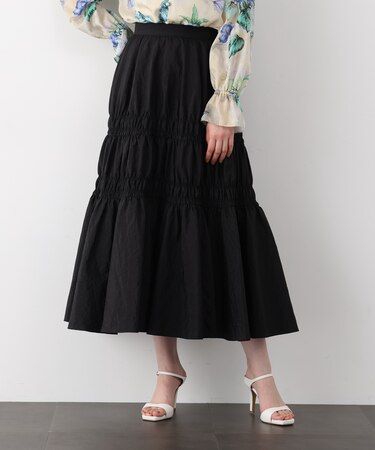 シャイニーギャザースカート