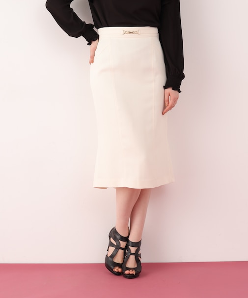 メタルパーツバックマーメイドスカート