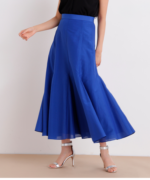 シアーローンボリュームフレアースカート