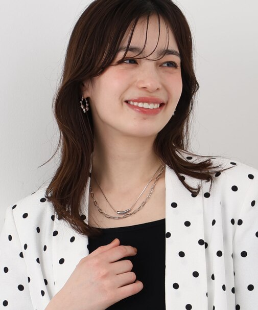 ２連チェーンネックレス