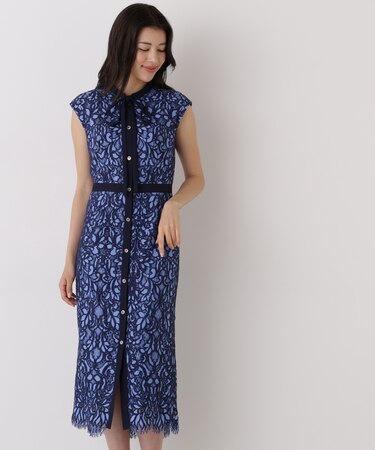 バックマーメイドレースワンピース