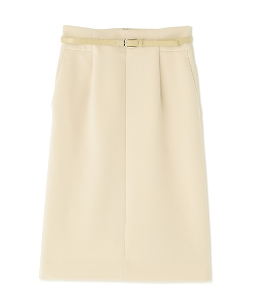 ベルト付きストレッチスカート