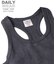 《DAILY／デイリー》RIB TANK TOP BACK CROSS／リブ タンクトップ バッククロス  デイリーウェア