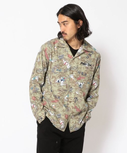 総柄シャツ リーブ デイズ／LEAVE DAYS SHIRT