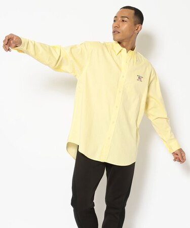 ワイド オックスフォード シャツ／WIDE OXFORD LONG SLEEVE SHIRT