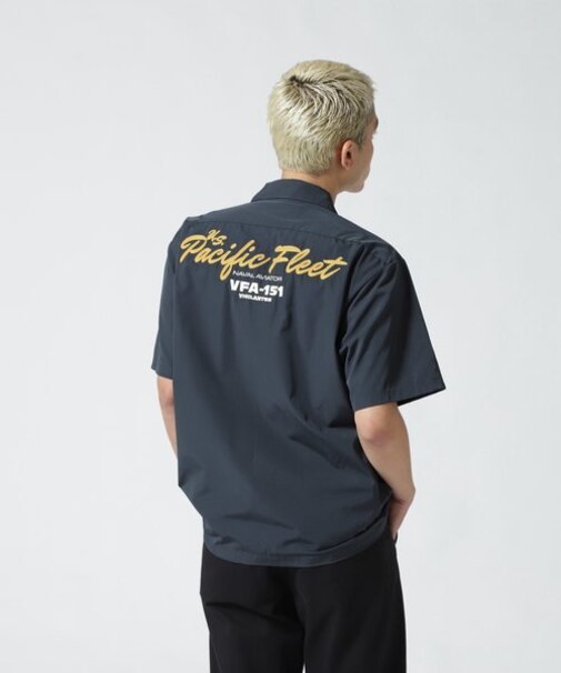 パシフィック フリート ワークシャツ／PACIFIC FLEET WORK SHIRT