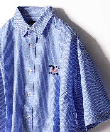 ワイド オックスフォード 半袖シャツ／ S／S WIDE OXFORD SHIRT