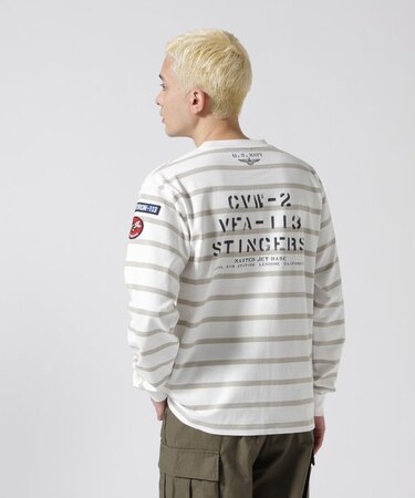 ネイバル パッチ ロングスリーブ Tシャツ／NAVAL PATCH LONG SLEEVE T-SHIRT