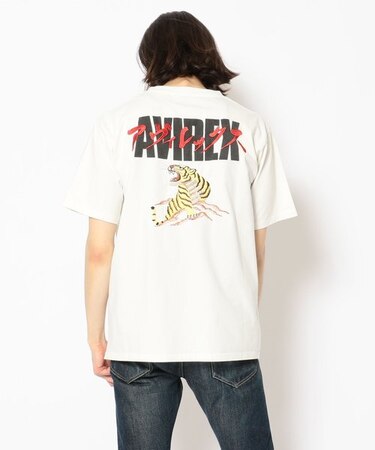 ヘビーオンス EMB Tシャツ アヴィレックス／HEAVY OZ EMBROIDERY T-SHIRT AVIREX