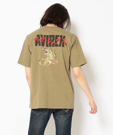 ヘビーオンス EMB Tシャツ アヴィレックス／HEAVY OZ EMBROIDERY T-SHIRT AVIREX