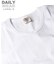 《DAILY》RIB L／S V-NECK T-SHIRT／リブ 長袖 ブイネック Tシャツ  デイリーウェア