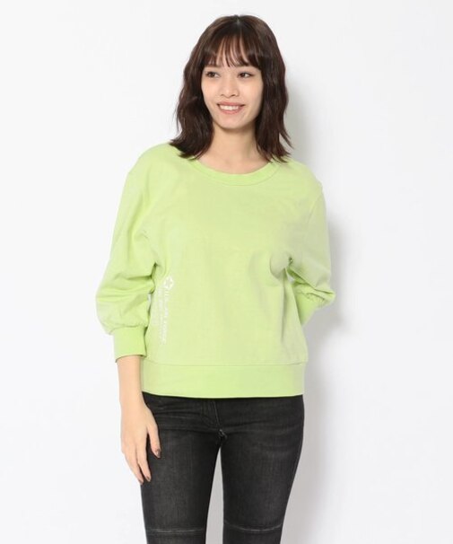 ハーフスリーブ レースアップ 2ウェイティーシャツ／ 1／2 SLEEVE LACE UP 2WAY T-SHIRT