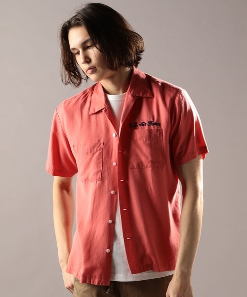 ボーリング　赤　シャツ ボーリングシャツ フィアレス フライヤーズ／BOWLING SHIRT FEARLESS